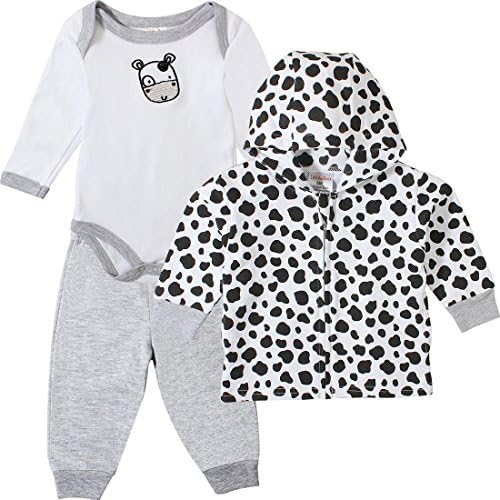 Siteluoyi Baby Boy Girl Long Sleeve Onesies Newborn Unisex Bodysuits Pants Rompers 3pcs