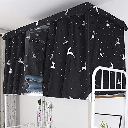 Dormitory Bunk Bed Blackout Curtain Single Bed Tent Student Privacy Protection Net