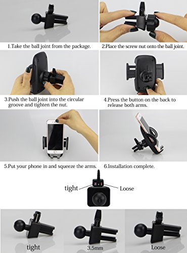 ilikable-Air-Vent-Car-Mount-Holder-with-360-Rotation-and-Release-Button-for-Cell-Phone-iPhone-Smartphone-Android-GPS-Devices-Black