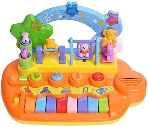 Smartcraft Happy Rainbow Musical Instrument, Mini Piano Keyboard Musical Instrument Toy for Baby and Kids