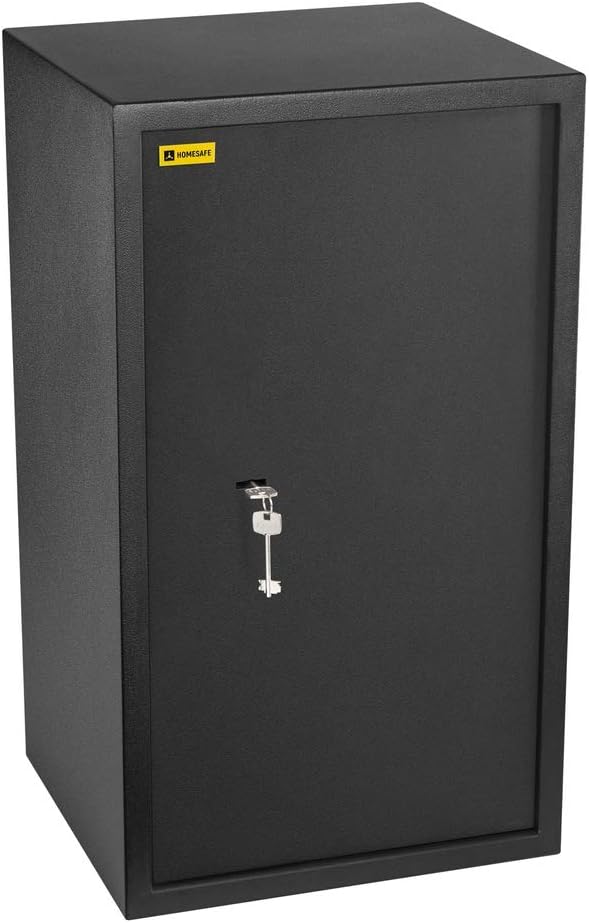 HomeSafe HV70K Large Safe with Key Lock, 70x40x36cm (HxWxD) - Image 3