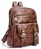 Kenox Faux Leather Girls School Backpacks Ladies Shoulder Bags