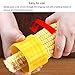 HaloVa Cob Corn Stripper, Corn Stripping Tool, Creative Home Kitchen Corn Cob Cutter Corn Peeler Cob Remover Corn Shucker, Plastic