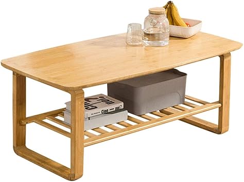 Amazon Com Decoration Tea Table Bamboo Coffee Table Modern Minimalist Coffee Table Living Room Tea Table Bedroom Shelf Rest Area End Table Coffee Table Color Wood Color Size 1cm Furniture