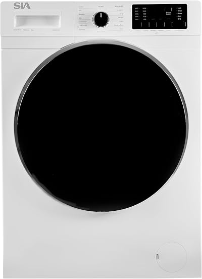 SIA SWM84KW 8kg Washing Machine 1400rpm 16 Programs LED Display