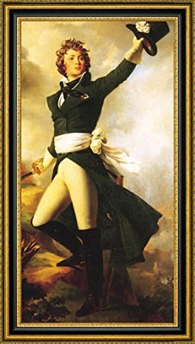 Prince de Talmont by Leon Cogniet - 12" x 23" Framed Giclee Canvas Art Print - Ready to Hang