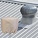 Universal Turbine Roof Vent Cover with drawstring, Durable & Lightweight Roof Ventilator Cover, Heavy Duty Waterproof Turbine Ventilator Cover, Protects turbines from rain, snow, wind and dust.