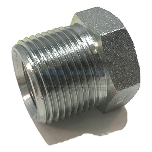 EDGE INDUSTRIAL Steel REDUCING HEX Bushing 3/4" MNPT x 3/8" FNPT NPT HYDRUALIC/Fuel / AIR/Water / Oil/Gas / WOG