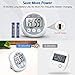 Habor Cooking Timers (2 Pack ), Digital Kitchen Timer with Loud Beep Alarm, Strong Magnet Second Minute Count up & Countdown Timer for Cooking Baking Sports Game Office (Batteries Included)