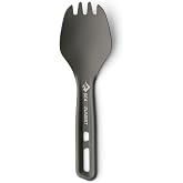 Sea to Summit Frontier Ultralight Short-Handle Spork | Ultralight, durable hard-anodized aluminum spork with a reinforced handle is built for minimalist backcountry adventures