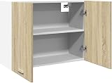 vidaXL Sonoma Oak Hanging Cabinet 80x31x60 cm Engineered Wood Kitchen view 8