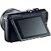 Canon EOS M100 Mirrorless Digital Camera (Black) w/EF-M 15-45mm f/3.5-6.3 is STM + Wide-Angle and Telephoto Lenses + Portable Tripod + Memory Card + Deluxe Accessory Bundlethumb 3