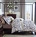 Moonleaf Paisley 3 pc Cotton Printed Bedding Set, 1 Duvet Cover & 2 Pillow Shams with Classic Paisley Pattern. (Queen) …
