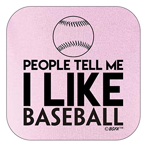 Funny Toddler Clothes People Tell Me I Like Baseball Infant T-Shirt 12 Months Pink - Thumbnail 2
