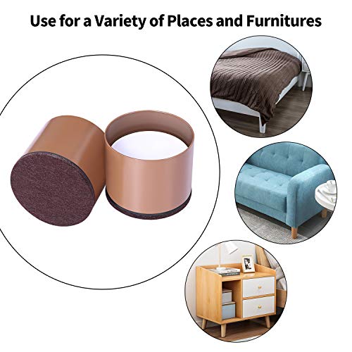 Ezprotekt Upgrade Bed Risers Heavy Duty Furniture Risers for Sofa Table