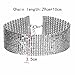 Tpocean 9Pcs Boho Three Colors Gold Metal Bling Harajuku Plus Size Velvet Belt Choker Necklaces Sets Adjustable for Women Girls