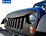 TYGER Angry Grille Shell Replacement fits 2007-2017 Jeep Wrangler JK