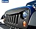 TYGER Angry Grille Shell Replacement fits 2007-2017 Jeep Wrangler JK