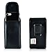 Turtleback Holster for iPhone 8 iPhone 7, Black Vertical Belt Case Leather Pouch with Executive Belt Clip Made in USA