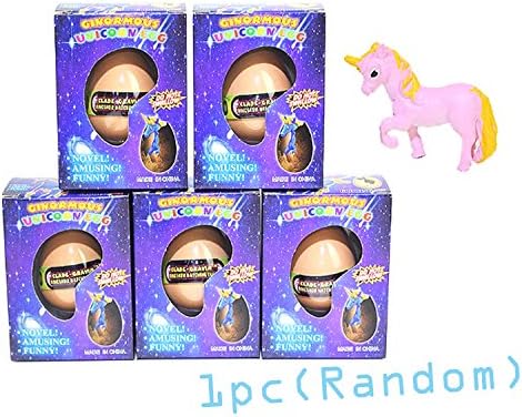Unicorn Hatching and Growing Magical Unicorn Egg Toy 1pc (Random Color)