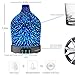 Essential Oil Diffuser, SZTROKIA 3D Galaxy Aromatherapy Diffuser,200ML Aroma Essential Oil Cool Mist Humidifier with 24 Color Changing,Metal Case Base,Waterless Auto Shut-off
