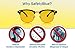SafetyBlue Screen Savior Blue Light Blocking Browline Glasses - Computer & Gaming Eyewear to Reduce Eye Strain/Yellow Lenses Block Damaging Light