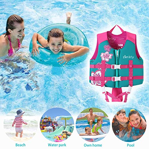 Zeraty Kids Swim Vest Life Jacket Flotation Swimming Aid for Toddlers
