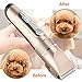 oneisall Dog Clippers/Dog Paw Trimmer with Double Blades 2 in 1 Quiet Dog Grooming Clippers/Cordless 2 Speed Small Pet Hair Trimmers for Dog's Hair Around Paws, Eyes, Ears, Face, Rump