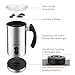 CHULUX Electric Milk Frother,Warmer and Heater 3-in-1 with Whisks,Soft Foam for Coffee,Cappuccino,Latte and Hot Chocolote,Auto Shut-Off and Strix Temperature Control