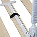 Toddler Bed Rail Guard for Convertible Crib, Kids Twin, Double, Full Size Queen & King (White-XL-2 pack)