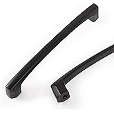 COTYKILEY 10 Pack 5 Inch(128mm) Matte Black Kitchen Cabinet Handles Cabinet Pulls Cabinet Door Handles Kitchen Cabinet Hardware Cupboard Drawer Pulls Dresser Handles