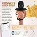 Wireless Karaoke Microphone for Kids - Bluetooth Mic Great for Solo Singing, KTV Parties, Magic Boys & Girls Christmas or Birthday Gifts - Portable Karaoke Machine for Kids Pop by KaraoKing [Brown]