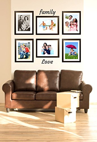 8x10 Inch Picture Frame Black (2-pack) With GLASS FRONT COVER - Displays an 5x7" Picture With Mat or an 8x10” Photo WIthout Mat - Vertical or Horizontal Mounts & Easy To Hang - No Hardware to Install. - Thumbnail 5