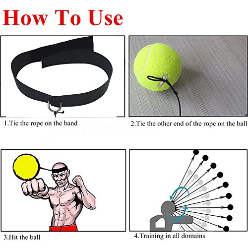 image for Findbest Boxing Fight Ball Reflex Fight Ball with Head Band for Reflex