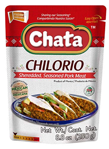 Chilorio Shredded Seasoned Meat 3 Pack 8.8oz Easy Open Pouch/Ready to Eat (Sampler Chilorio, 3 Pack) - Thumbnail 2