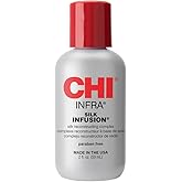 CHI Infra Silk Infusion, Silk Reconstructing Leave-In Hair Treatment, 2 Oz | Creates Smooth, Shiny &amp; Strong Hair