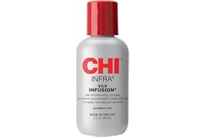 CHI Infra Silk Infusion, Leave-In Reconstructing Treatment To Strengthen & Protect All Hair Types, Alcohol-Free, 2 Oz