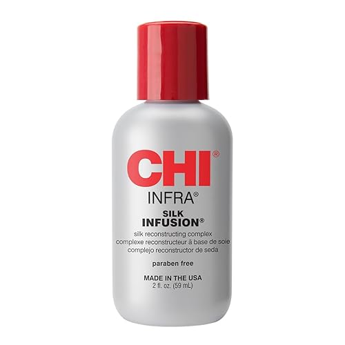 CHI Infra Silk Infusion, Leave-In Reconstructing Treatment To Strengthen & Protect All Hair Types, Alcohol-Free, 2 Oz