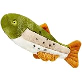 Fluff &amp; Tuff Ruby Rainbow Trout Plush Dog Toy - 14"