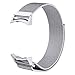 For Gear S2 SM-R720, TOOPOOT Milanese Magnetic Loop Stainless Steel Watch Band + Connector For Galaxy Gear S2 RM-720 (silver)
