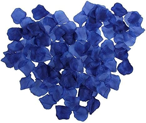 Hearts Shop 200 PCS Royal Blue Artificial Silk Rose Flower Petals Wedding Bridal Party Decoration