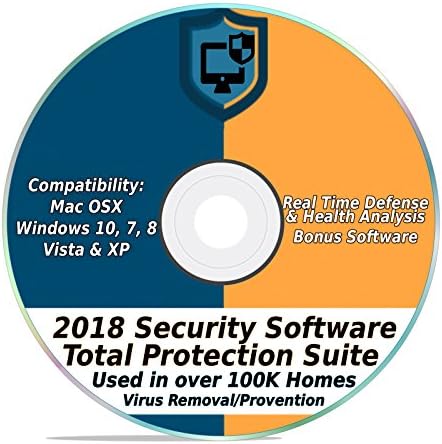 Security Software 2018 Internet Antivirus Web Total Protection Suite for Windows PC & Mac Computer Desktop Laptop #1 Best