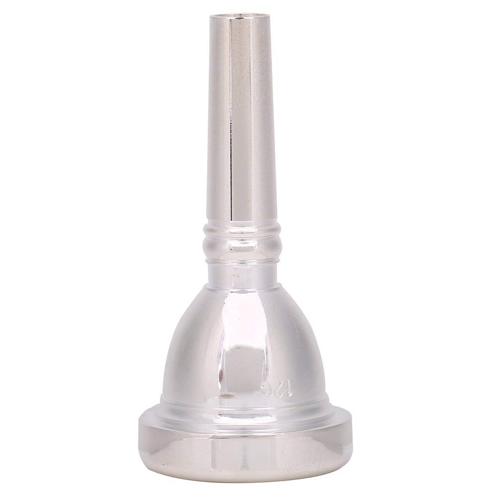Bnineteenteam Professonal Silver Plated Trombone Mouthpiece 12C Alto Trombone Mouthpiece Performance Accessory Musical Instrument Accessories