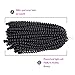 Gabrielle 3 Pack (8 Inch, 1B#) Spring Twist Hair Crochet Twist Synthetic Hair Extensions For Braids Spring Twist High Temperature Crochet Synthetic Fiber Spring Twist Hair 1B