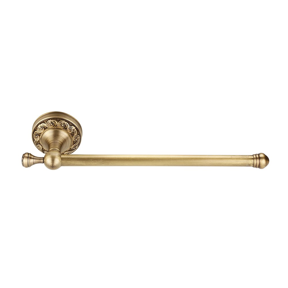 Antique Towel Rack Brass Towel Rails Wall Mount Towel Rods Single Pole Bar Retro Toilet Roll Holder For Bathroom