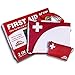 2-in-1 All Purpose First Aid Kit - (115 Pieces) + Bonus Ultralight Wilderness Hiking 1st Aid kit - EMT Approved, Hospital Grade Medical Supplies - Great for hiking, biking, running, hunting and more!