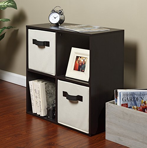 3 OneSpace+50+412ES+4+Cube+Organizer+Espresso