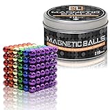 R&L Magnetic Sphere 216 PCS + 6, 5mm Fidget Toy for Education and Intelligent Development (Multi-Color)