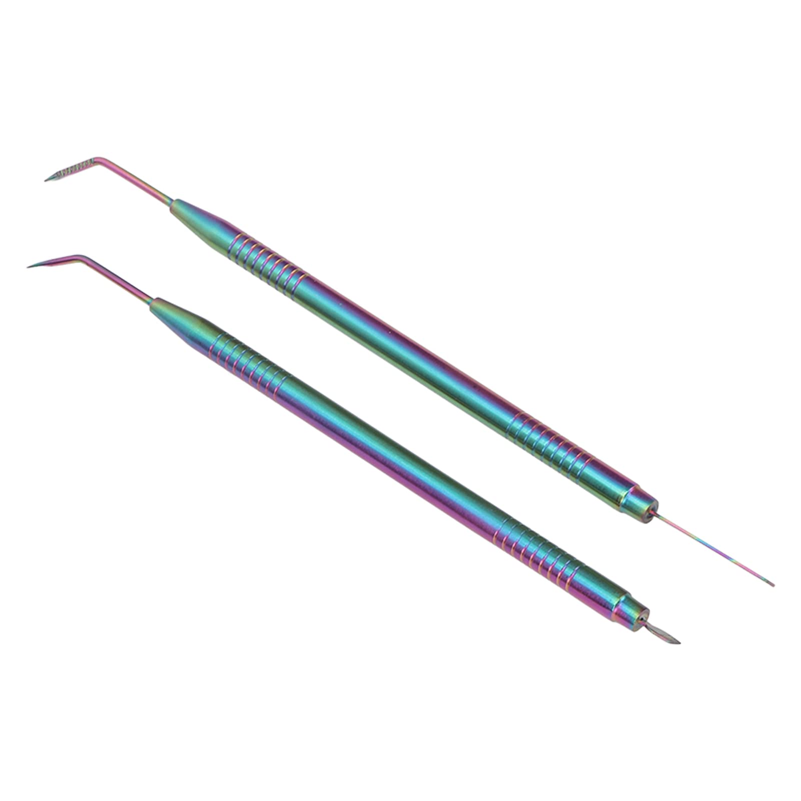 Eyelash Lift Separator Tool, Comfortable Grip Tail Comb Metal Lash Lift Rods Stainless Steel for Beauty Salon (Colorful)