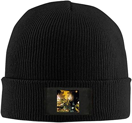 Gdlov Prince Sign Of The Times Man Women Unisex Winter Warm Acrylic Watch Knit Wool Beanie Cap Hat Size One Size US Black